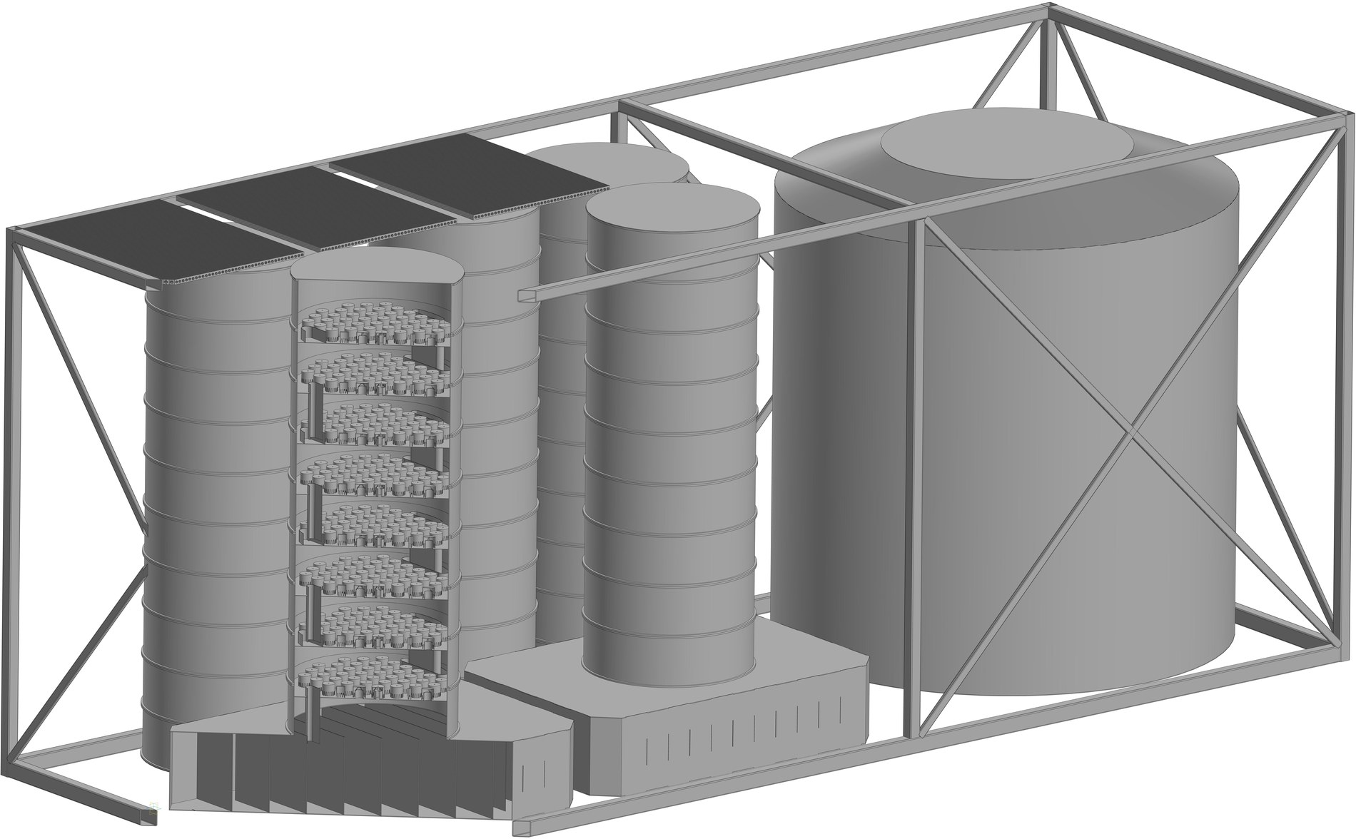FRACTA unit — 3D render